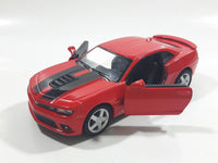 Kinsmart KT5383 2914 Chevrolet Camaro Red 1/38 Scale Pullback Motorized Friction Die Cast Toy Car Vehicle