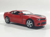 Kinsmart KT5383 2914 Chevrolet Camaro Red 1/38 Scale Pullback Motorized Friction Die Cast Toy Car Vehicle