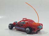 2002 Matchbox Beach Buggies Dune Buggy Red Teal Orange Die Cast Toy Car Vehicle