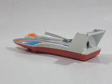 2005 Hot Wheels Final Run Hydroplane White Die Cast Toy Speed Boat Vehicle