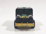 2003 Hot Wheels Hot Haulers Armored Truck Rollin' Dough Black Die Cast Toy Car Vehicle with Opening Rear Door