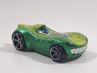 2010 Hot Wheels Disney Pixar Toy Story 3 Rex Rider Two-Tone Satin Green and Lime Green Die Cast Toy Character Car Vehicle