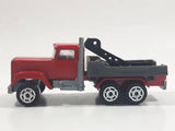 Majorette No. 297 Mack Tow Truck Red Grey 1/100 Scale Die Cast Toy Car Vehicle