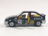 Majorette No. 275 Ford Escort Black V-Rally 1/55 Scale Die Cast Toy Car Vehicle with Opening Doors