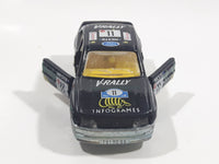 Majorette No. 275 Ford Escort Black V-Rally 1/55 Scale Die Cast Toy Car Vehicle with Opening Doors