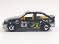 Majorette No. 275 Ford Escort Black V-Rally 1/55 Scale Die Cast Toy Car Vehicle with Opening Doors