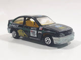 Majorette No. 275 Ford Escort Black V-Rally 1/55 Scale Die Cast Toy Car Vehicle with Opening Doors