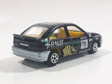 Majorette No. 275 Ford Escort Black V-Rally 1/55 Scale Die Cast Toy Car Vehicle with Opening Doors