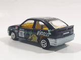 Majorette No. 275 Ford Escort Black V-Rally 1/55 Scale Die Cast Toy Car Vehicle with Opening Doors