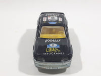 Majorette No. 275 Ford Escort Black V-Rally 1/55 Scale Die Cast Toy Car Vehicle with Opening Doors