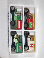 Set of 4 Vintage Reader's Digest High Speed Corgi Trucks Classic Die Cast Toy Antique Car Delivery Vehicle