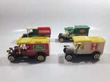 Set of 4 Vintage Reader's Digest High Speed Corgi Trucks Classic Die Cast Toy Antique Car Delivery Vehicle