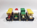 Set of 4 Vintage Reader's Digest High Speed Corgi Trucks Classic Die Cast Toy Antique Car Delivery Vehicle