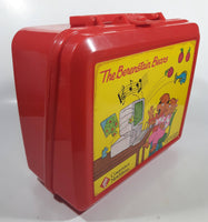 1993 Compton's NewMedia The Berenstain Bears Red Plastic Aladdin Lunch Box - No Thermos
