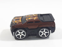 2005 Hot Wheels Heat Fleet II Chevy Avalanche (Blings) Brown Die Cast Toy Car Vehicle