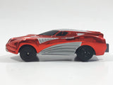 2001 Irwin Toys BKC Red Chrome Plastic Die Cast Toy Car Vehicle