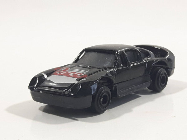 Unknown Brand Porsche "Racer" Black Miniature Tiny Die Cast Toy Car Vehicle