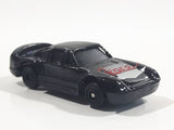 Unknown Brand Porsche "Racer" Black Miniature Tiny Die Cast Toy Car Vehicle
