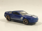 2010 Hot Wheels Faster Than Ever '07 Shelby GT500 Dark Blue Die Cast Toy Muscle Car Vehicle
