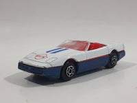 Maisto Turbo Tread Chevrolet Corvette Convertible White Die Cast Toy Car Vehicle