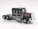 Yatming Kenworth Semi Tractor Truck "Brute Force" Black Die Cast Toy Car Vehicle