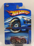 2006 Hot Wheels L'Bling Metalflake Dark Red Die Cast Toy Car Vehicle - New in Package