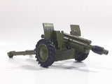 Vintage Dinky Toys Meccano Battle Lines American 105 mm Gun Howitzer Dark Green Die Cast Army Toy 21751413 - Broken Off Hitches