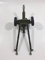 Vintage Dinky Toys Meccano Battle Lines American 105 mm Gun Howitzer Dark Green Die Cast Army Toy 21751413