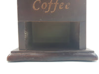 Metal Plastic Top Engraved Lettering Wood Based Coffee Grinder