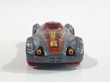 2012 Hot Wheels Thrill Racers - Volcano '12 Dodge XP-07 Metallic Grey Die Cast Toy Car Hot Rod Vehicle