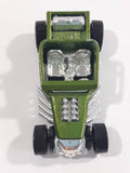2016 Hot Wheels HW Mild to Wild Bone Shaker Metalflake Olive Green Die Cast Toy Car Hot Rod Vehicle