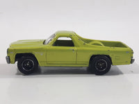 2011 Matchbox Service Center '70 Chevy El Camino Metalflake Lime Green 1:69 Scale Die Cast Toy Car Vehicle