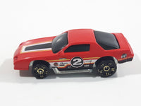 2011 Hot Wheels Track Stars Camaro Z28 Red Die Cast Toy Car Vehicle
