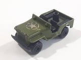 Vintage 1976 Lesney Matchbox Superfast No. 38 Jeep Army Green Die Cast Toy Car Vehicle