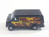 Vintage 1970s Corgi Juniors U.S. Van Fire Ball Black Die Cast Toy Car Vehicle Made in Gt. Britain
