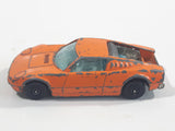 Vintage 1970s Corgi Juniors Ford GT 70 Orange Die Cast Toy Car Vehicle - Opening Hood Rear Mounted Engine