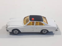 Vintage 1970s Corgi Juniors Buick Regal Police Cops White with Black Roof Die Cast Toy Car Vehicle Made in Gt. Britain