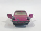 Vintage 1969 Lesney Matchbox Superfast No. 5 Lotus Europa Magenta Pink Purple Die Cast Toy Car Vehicle with Opening Doors