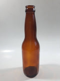 Vintage Brown Amber Glass 9" Tall Glass Beer Bottle Made in Canada