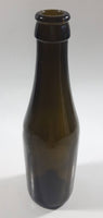 Vintage Brown Green Amber Glass 9" Tall Glass Beer Bottle