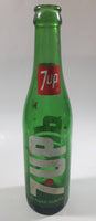 Vintage 1970s 7-UP Soda Beverage 10 Fluid Ounces Green Glass Bottle