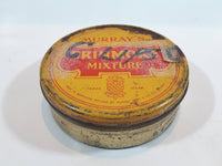 Vintage Murray's Erinmore Mixture Yellow Tin Metal Tobacco Container