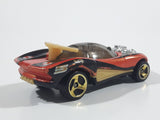 1999 Hot Wheels Alien Attack Flashfire Orange Die Cast Toy Car Vehicle