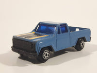 Rare 1988 Super Wheels Blue Pickup Truck Die Cast Toy Car Vehicle