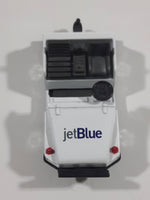 JetBlue Airport Service Luggage Trolley Cart White Die Cast Toy Car Vehicle