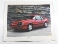 Vintage 1985 Power Graphics Corp 1985 Mustang GT 5.0 Litre 16" x 20" Paper Poster