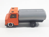 SunToys 8021 Fuel Tanker Gas Truck Orange and Grey Die Cast Toy Car Vehicle