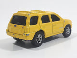 Maisto Ford Escape Yellow Die Cast Toy Car Vehicle