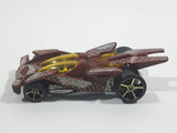 2010 Hot Wheels Attack Pack RD-02 Brown Die Cast Toy Race Car Vehicle