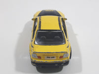 RealToy BMW M3 Yellow "Top Runner" 1/59 Scale Die Cast Toy Car Vehicle